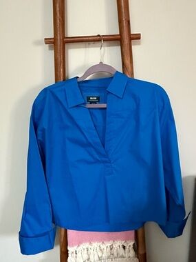 Maeve Poplin Popover Blouse